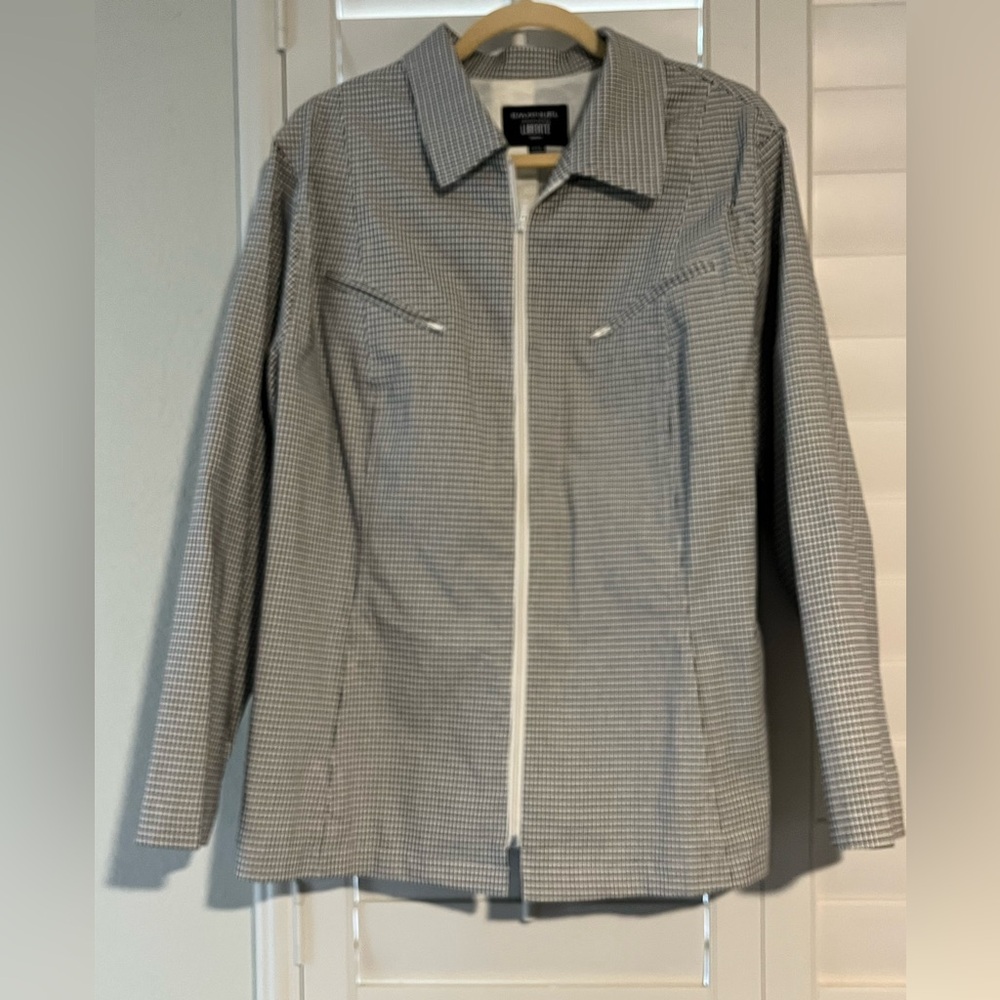 Emanuel Ungaro - Black & White Patterned Jacket. NWOT